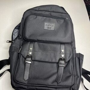 HFSX Black Backpack Anti Theft Laptop Backpack Men Women